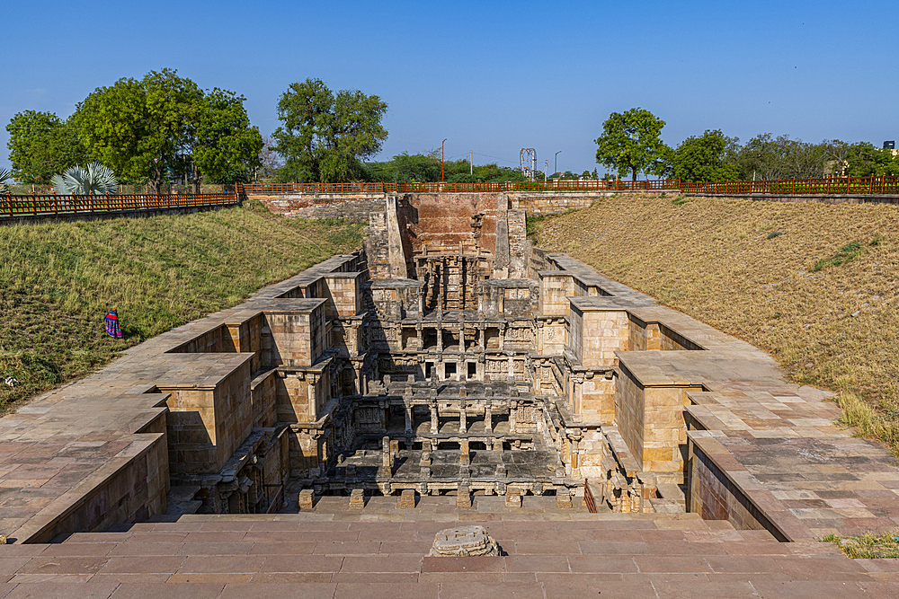 Rani Ki Vav, The Queen's Stepwell, UNESCO World Heritage Site, Patan, Gujarat, India, Asia