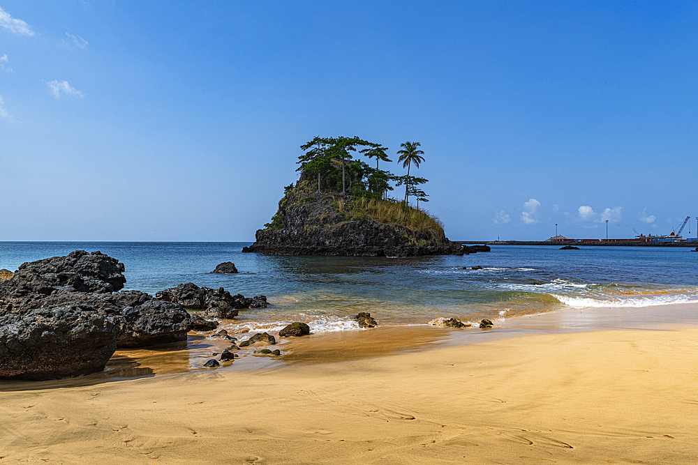 Palmar beach on the island of Annobon, Equatorial Guinea, Africa