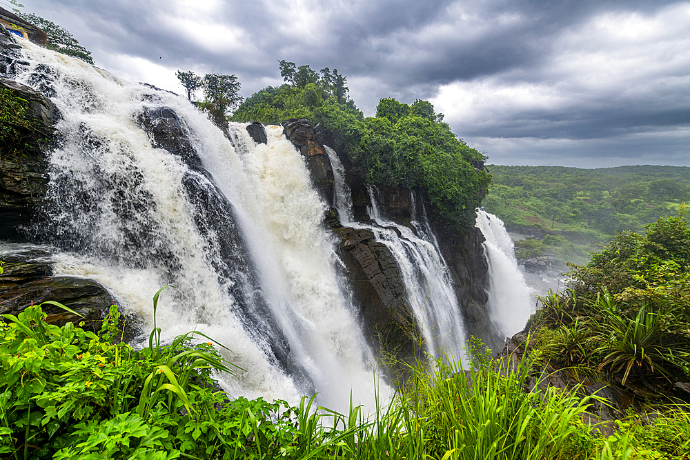 Roaring Boali Falls (Chutes de Boali), Central African Republic, Africa