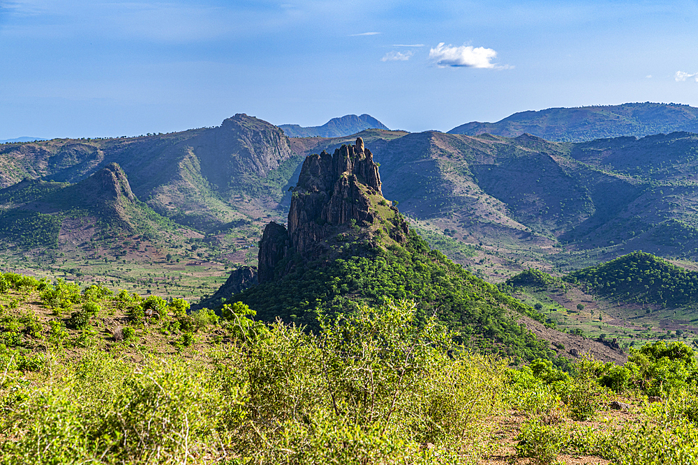 Lunar landscape, Rhumsiki, Mandara mountains, Far North province, Cameroon, Africa