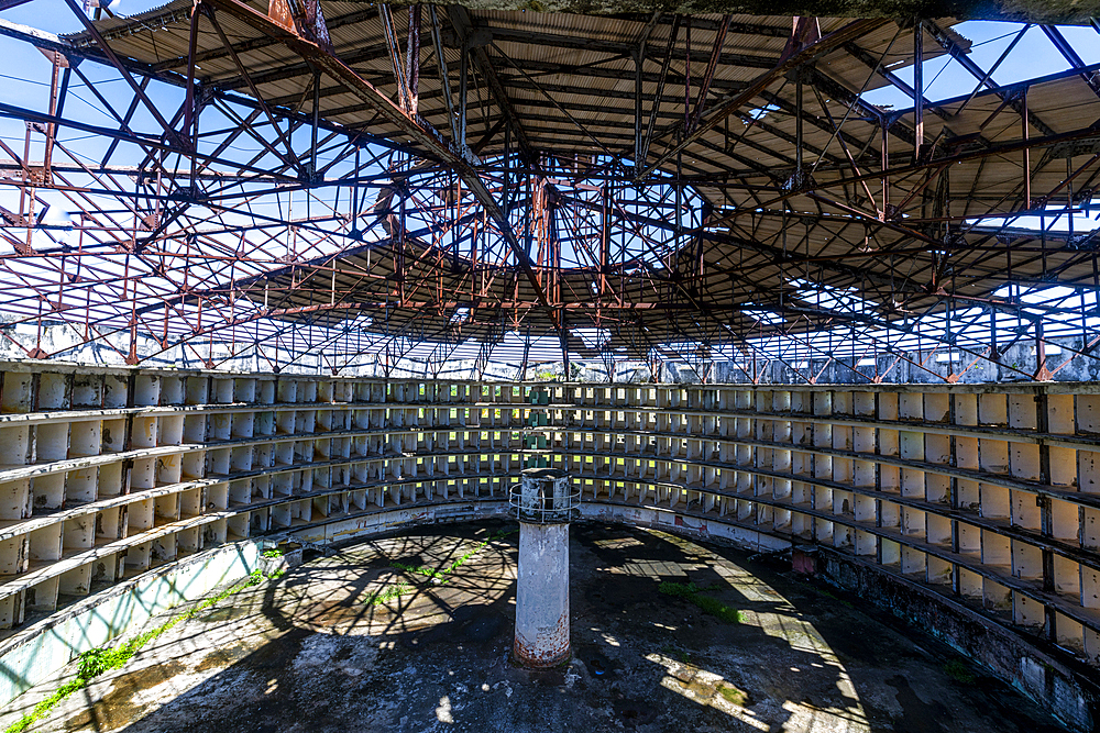 Presidio Modelo, model prison with panopticon design, Isla de la Juventud (Isle of Youth), Cuba, West Indies, Central America