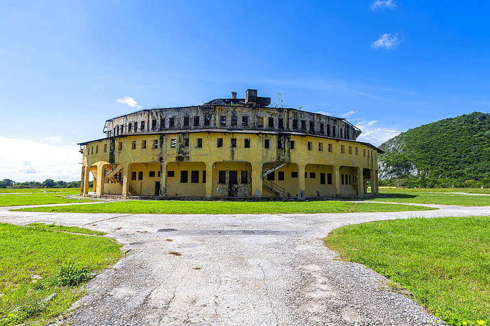 Presidio Modelo, model prison with panopticon design, Isla de la Juventud (Isle of Youth), Cuba, West Indies, Central America