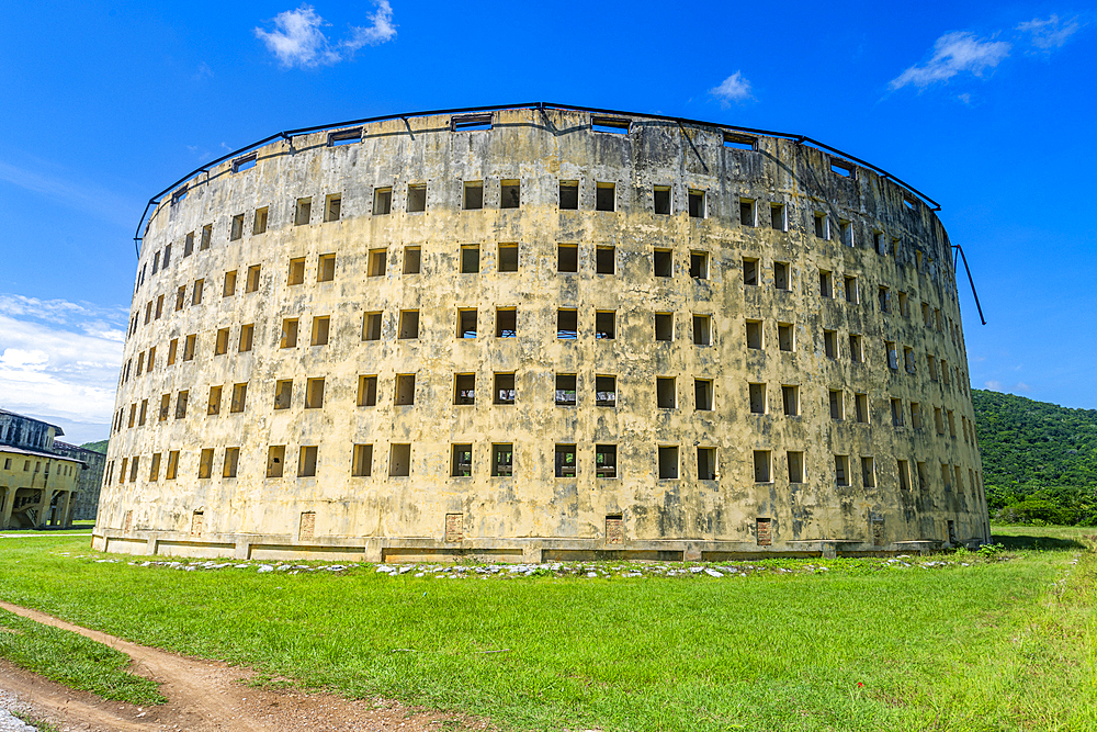 Presidio Modelo, model prison with panopticon design, Isla de la Juventud (Isle of Youth), Cuba, West Indies, Central America