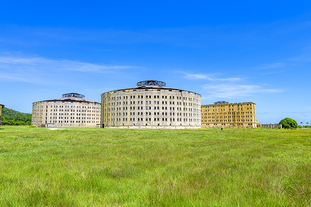 Presidio Modelo, model prison with panopticon design, Isla de la Juventud (Isle of Youth), Cuba, West Indies, Central America