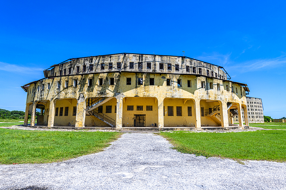 Presidio Modelo, model prison with panopticon design, Isla de la Juventud (Isle of Youth), Cuba, West Indies, Central America