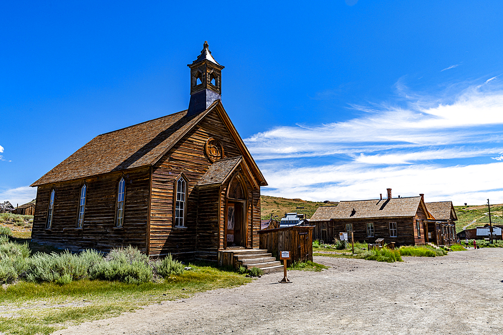 Ghost town of Bodie, Sierra Nevada mountain range, California, United States of America, North America