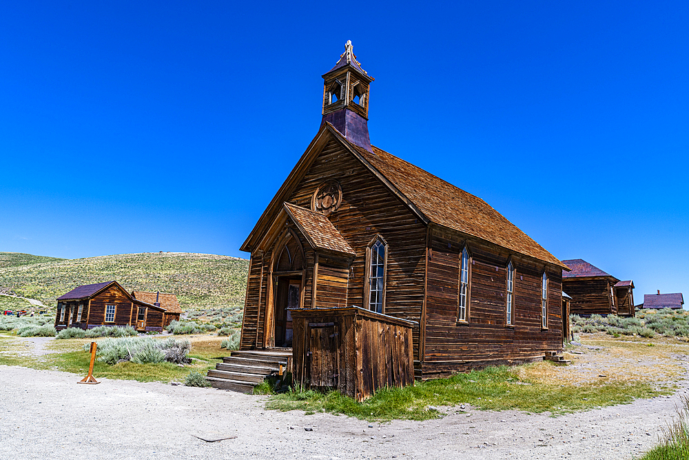 Ghost town of Bodie, Sierra Nevada mountain range, California, United States of America, North America