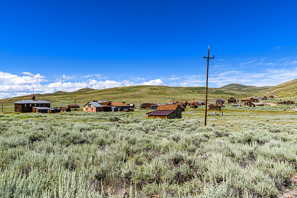 Ghost town of Bodie, Sierra Nevada mountain range, California, United States of America, North America