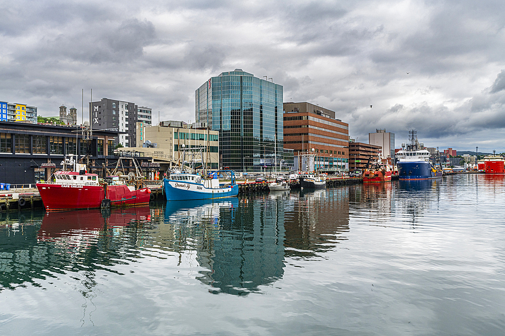 Boat harbour of St. John's, Newfoundland, Canada, North America