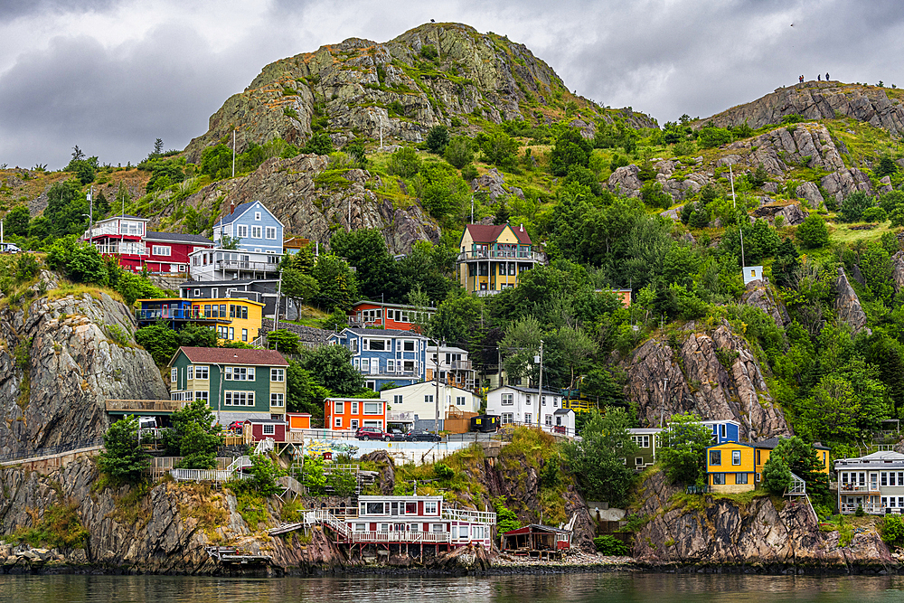 Colourful houses, St. John's, Newfoundland, Canada, North America