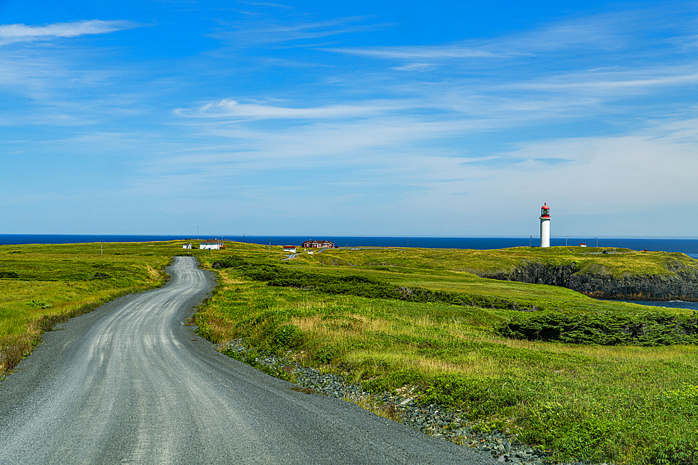 Cape Race Lighthouse, Mistaken Point, UNESCO World Heritage Site, Avalon Peninsula, Newfoundland, Canada, North America