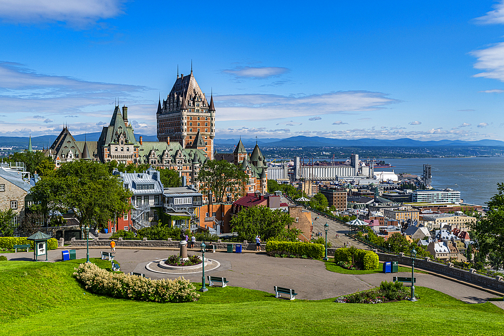 Chateau Frontenac, Old Quebec, UNESCO World Heritage Site, Quebec City, Quebec, Canada, North America