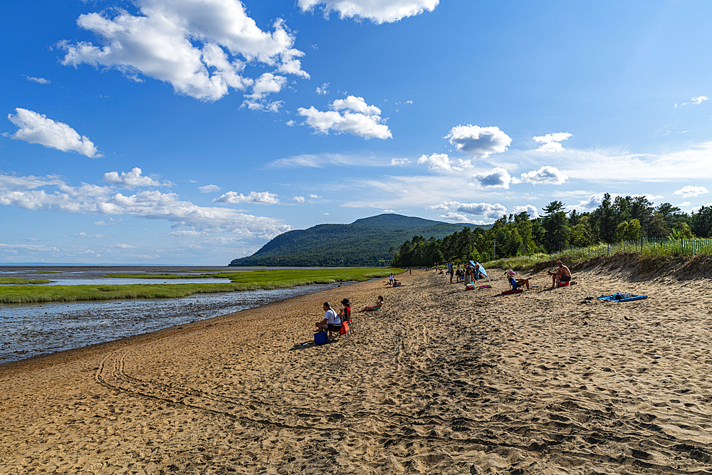 Beach in Baie-Saint-Paul, Quebec, Canada, North America