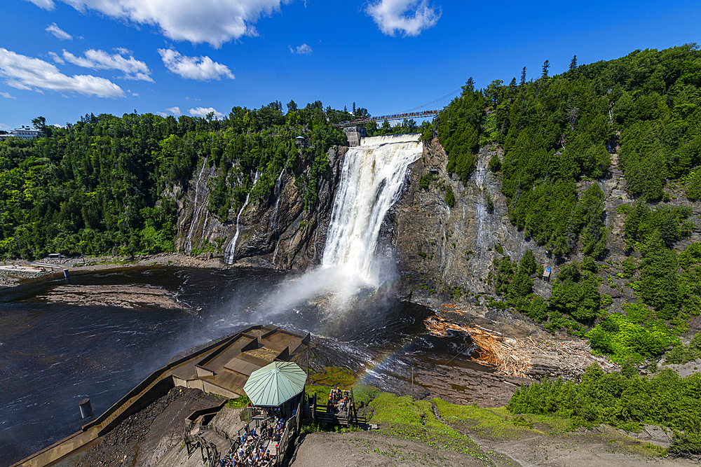 Montmorency Falls, Quebec, Canada, North America