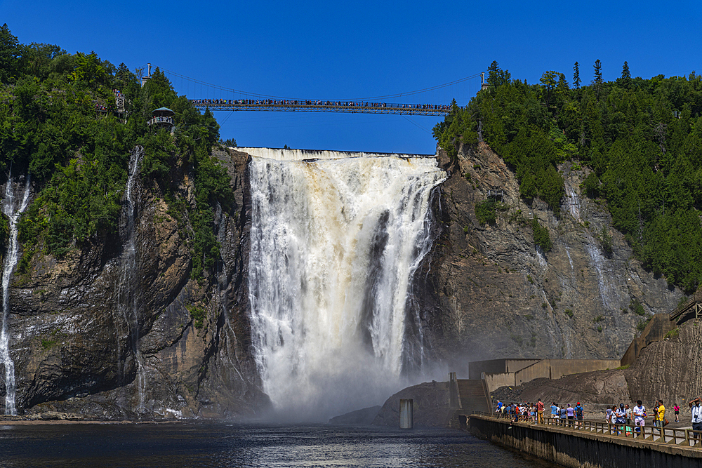 Montmorency Falls, Quebec, Canada, North America