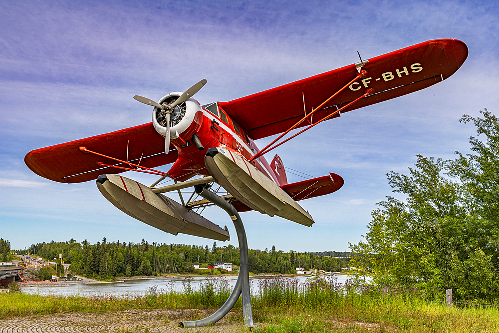 Seaplane Monument, Thompson, Manitoba, Canada, North America