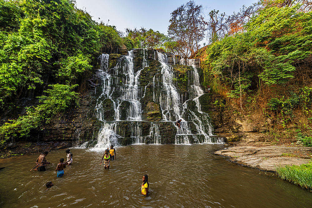 Musseleje waterfalll, Malanje, Angola, Africa