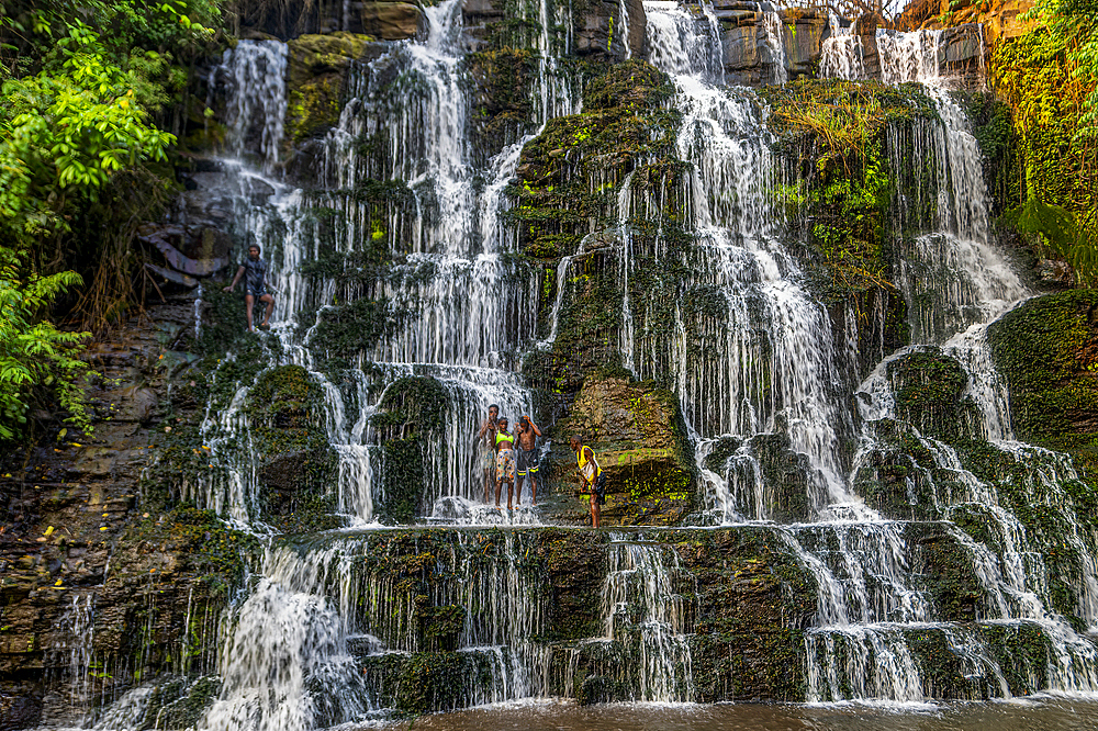 Musseleje waterfalll, Malanje, Angola, Africa