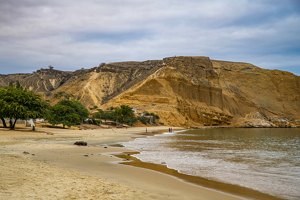 Sandy beach on Baia Azul, Benguela, Angola, Africa