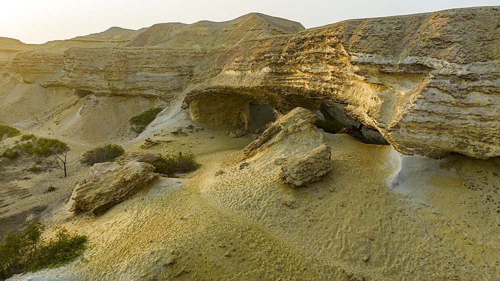 Giant double arch, Lagoa dos Arcos, Namibe (Namib) desert, Iona National Park, Namibe, Angola, Africa