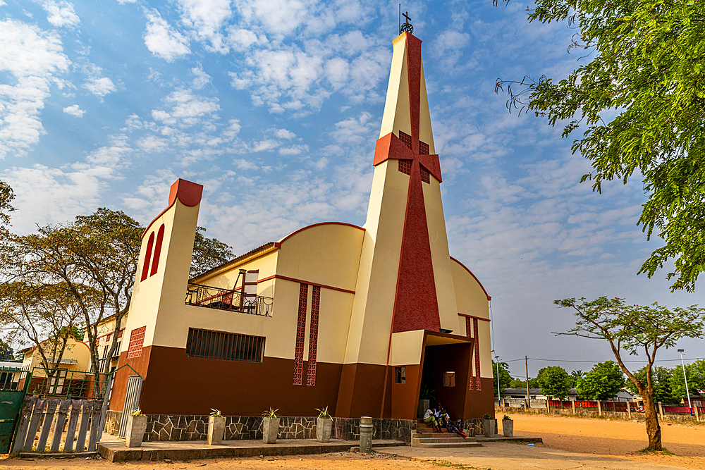 Sao Paulo Catholic Church, Luena, Moxico, Angola, Africa