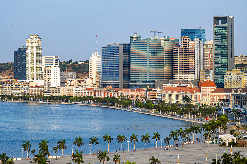 Skyline of Luanda, Angola, Africa