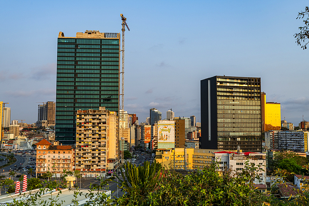 Skyline of Luanda, Angola, Africa