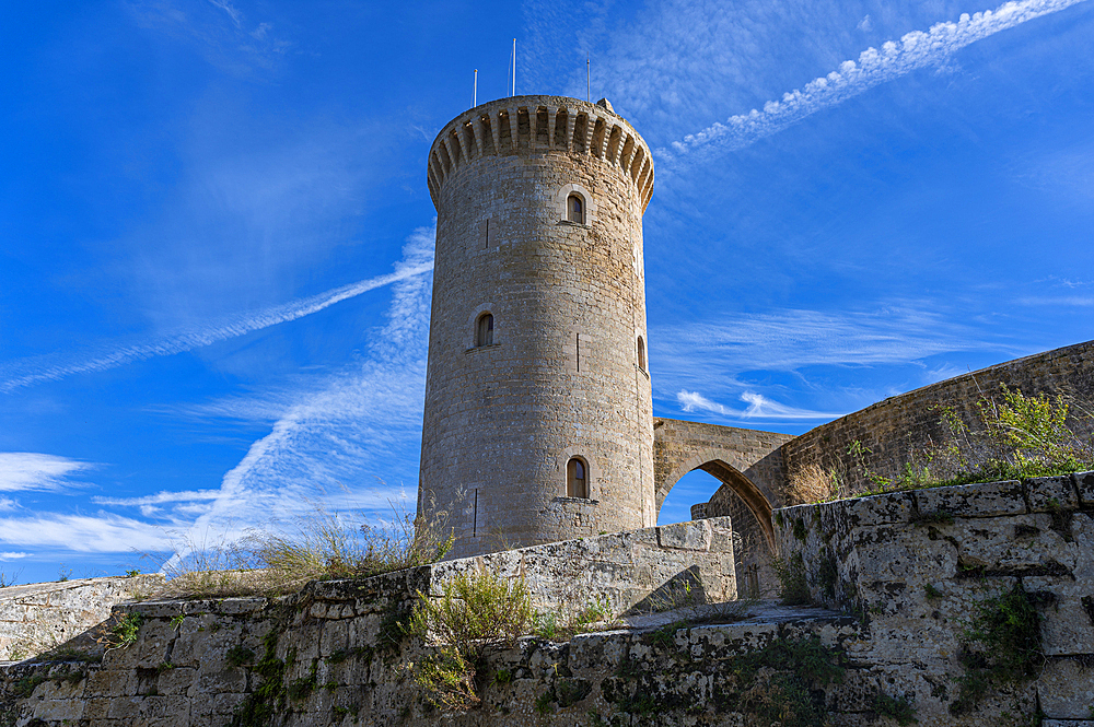 Bellver Castle, Palma, Mallorca, Balearic islands, Spain, Mediterranean, Europe