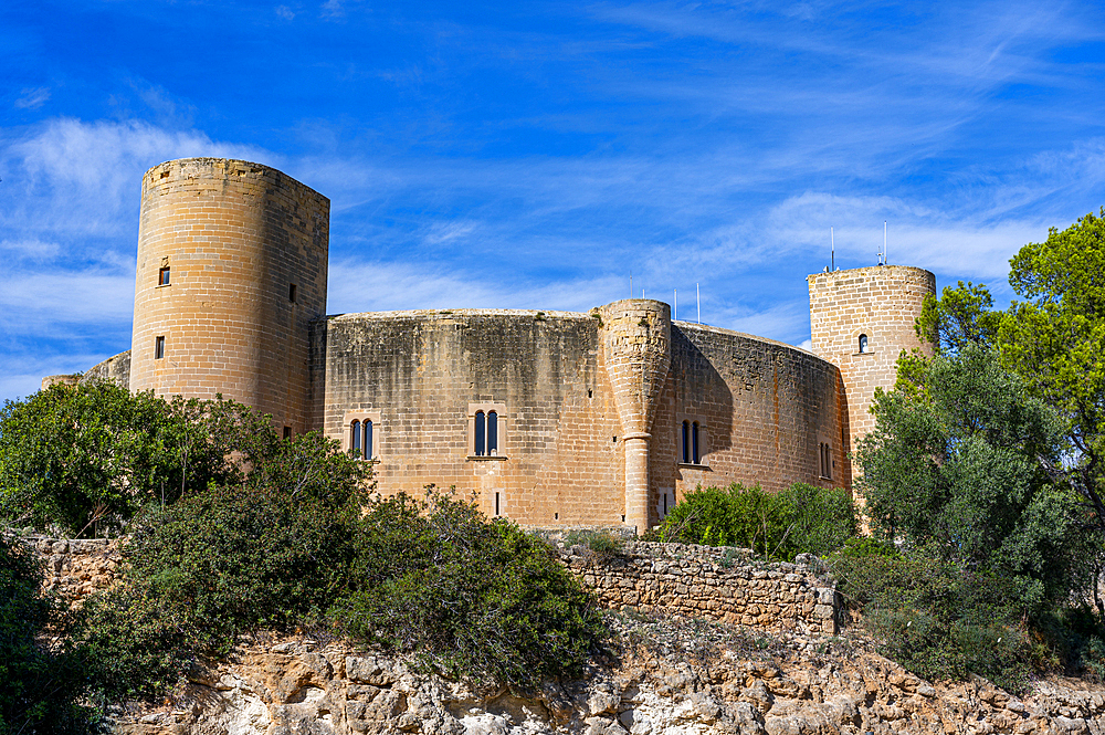 Bellver Castle, Palma, Mallorca, Balearic islands, Spain, Mediterranean, Europe