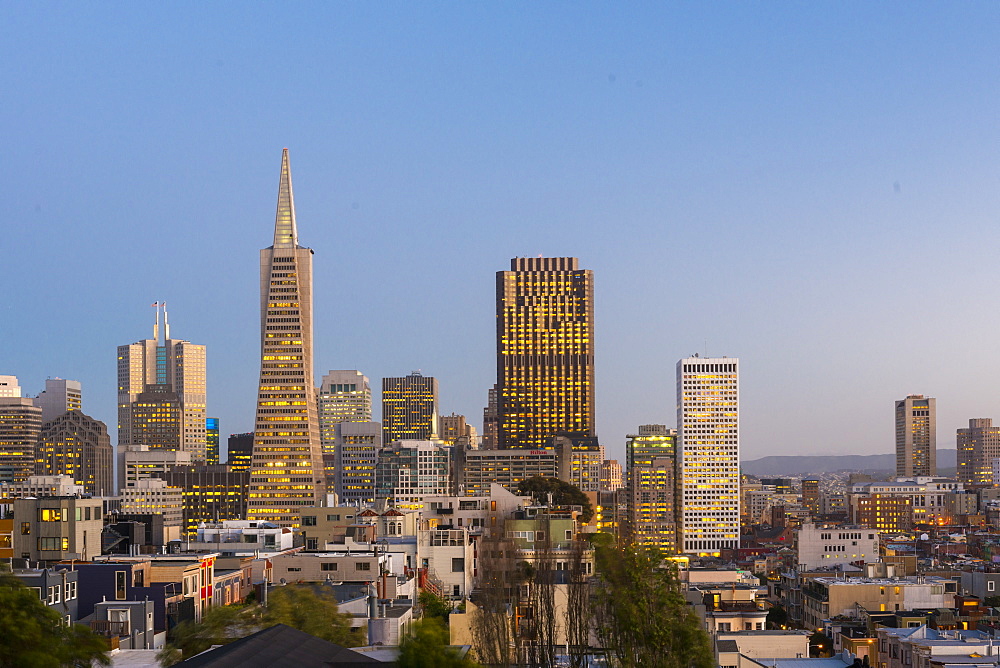 TransAmerica Pyramid, San Francisco, California, United States of America, North America