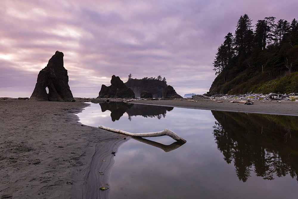 Ruby Beach, Olympic National Park, UNESCO World Heritage Site, Washington State, United States of America, North America