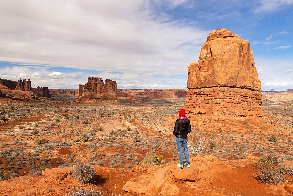 Park Avenue, Arches National Park, Moab, Utah, United States of America, North America