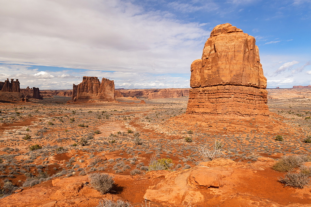 Park Avenue, Arches National Park, Moab, Utah, United States of America, North America