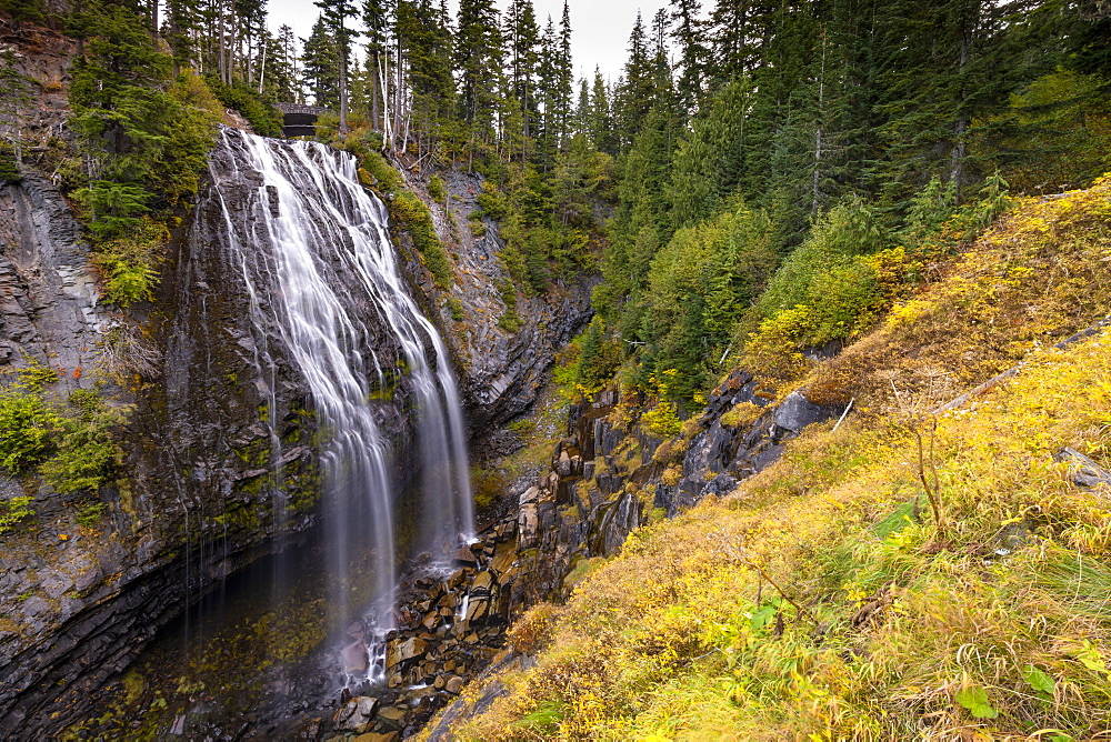 Narada Falls, Mount Rainier National Park, Washington State, United States of America, North America