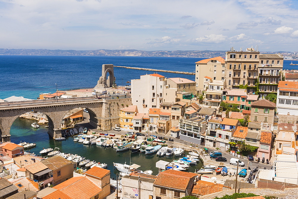 Port Du Vallon Des Auffes, Marseille, Bouches du Rhone, Provence, Provence-Alpes-Cote d'Azur, France, Mediterranean, Europe