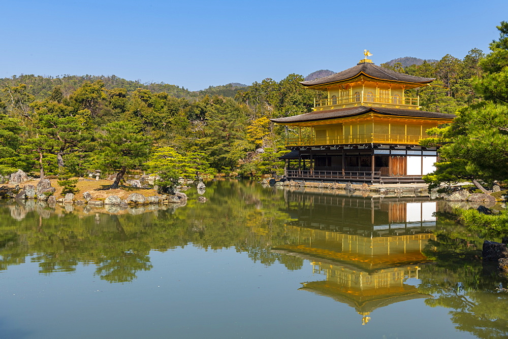 Kinkaku-ji temple, UNESCO World Heritage Site, Kyoto, Japan, Asia