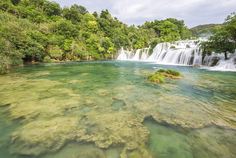 Waterfalls at Krka National Park, Croatia, Europe