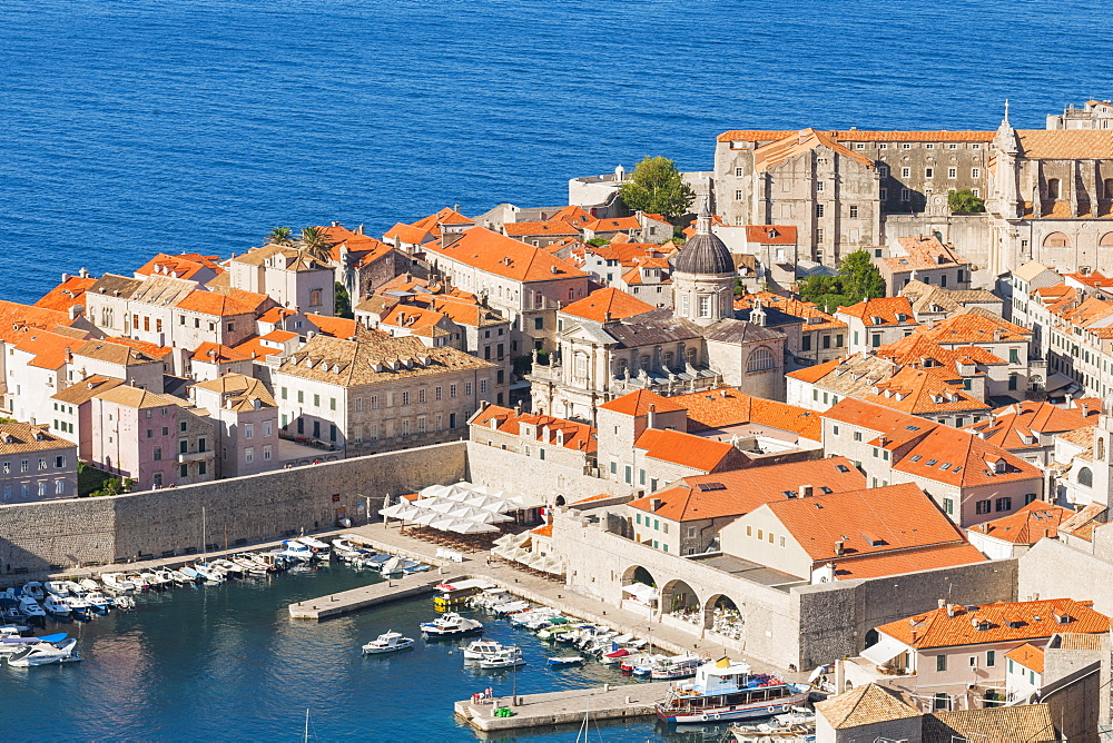 Dubrovnik Harbour, UNESCO World Heritage Site, Dubrovnik, Croatia, Europe