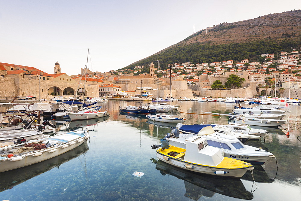 Dubrovnik Harbour, UNESCO World Heritage Site, Dubrovnik, Croatia, Europe