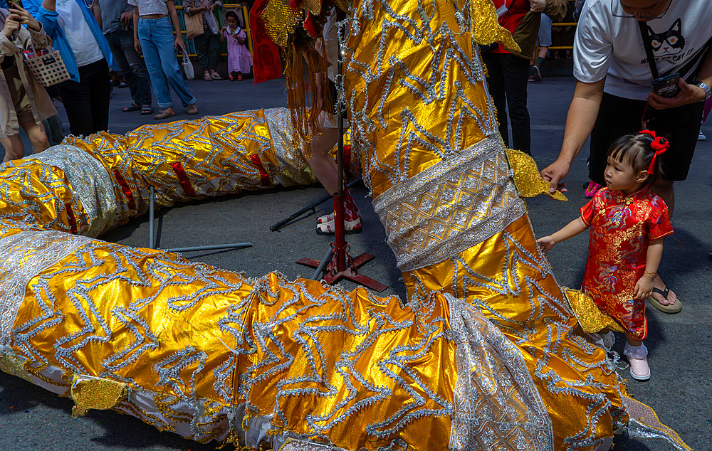 Chinese New Year celebrations in Chinatown, Chiang Mai, Thailand