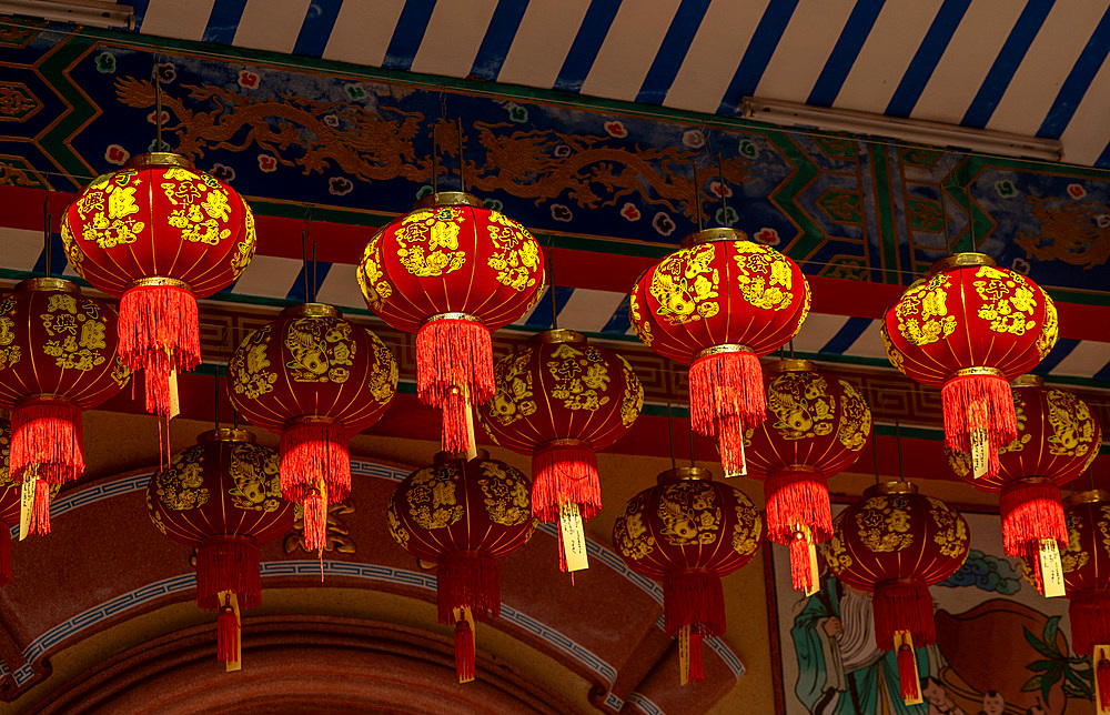 Aspects of Chinese temples in Mae Hong Son, Thailand, Southeast Asia, Asia