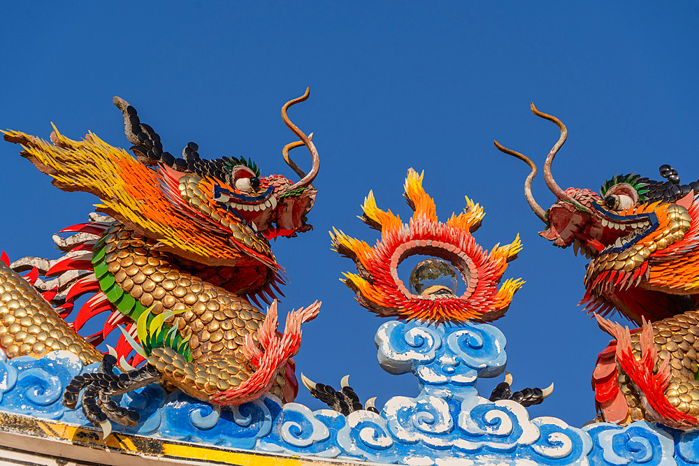 Aspects of Chinese temples in Mae Hong Son, Thailand, Southeast Asia, Asia