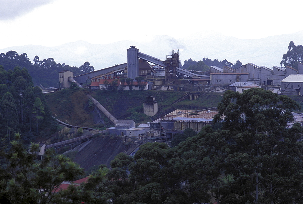 Factory, swaziland. Asbestos factory