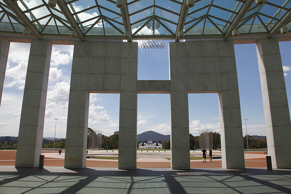 New Parliament building in Canberra, A.C.T., Australia, Pacific