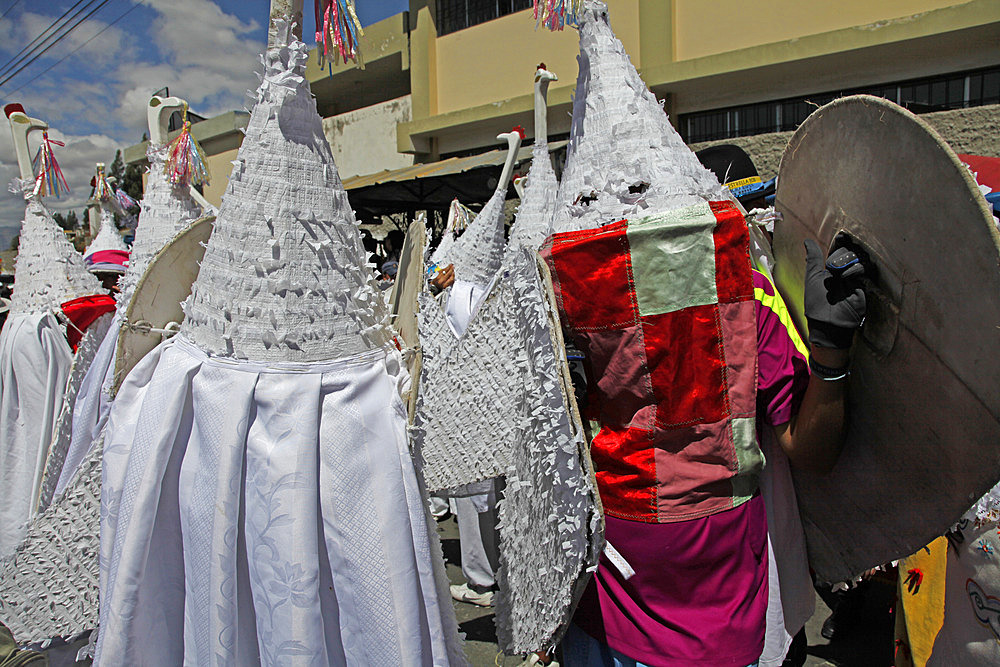 Mama Negra traditional festival in Latacunga, Ecuador, South America