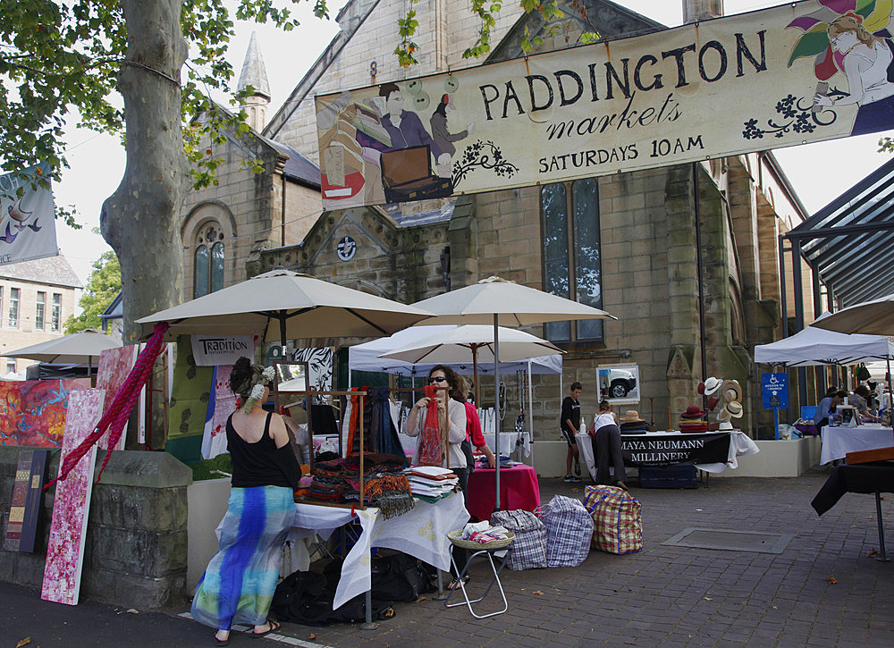 Paddington art and antique market, Sydney, New South Wales, Australia, Pacific