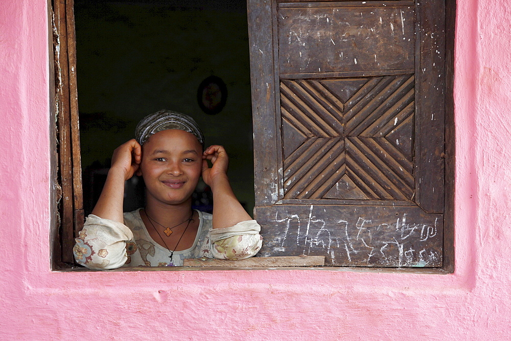 Young woman in the Masha area of Ethiopia, Africa