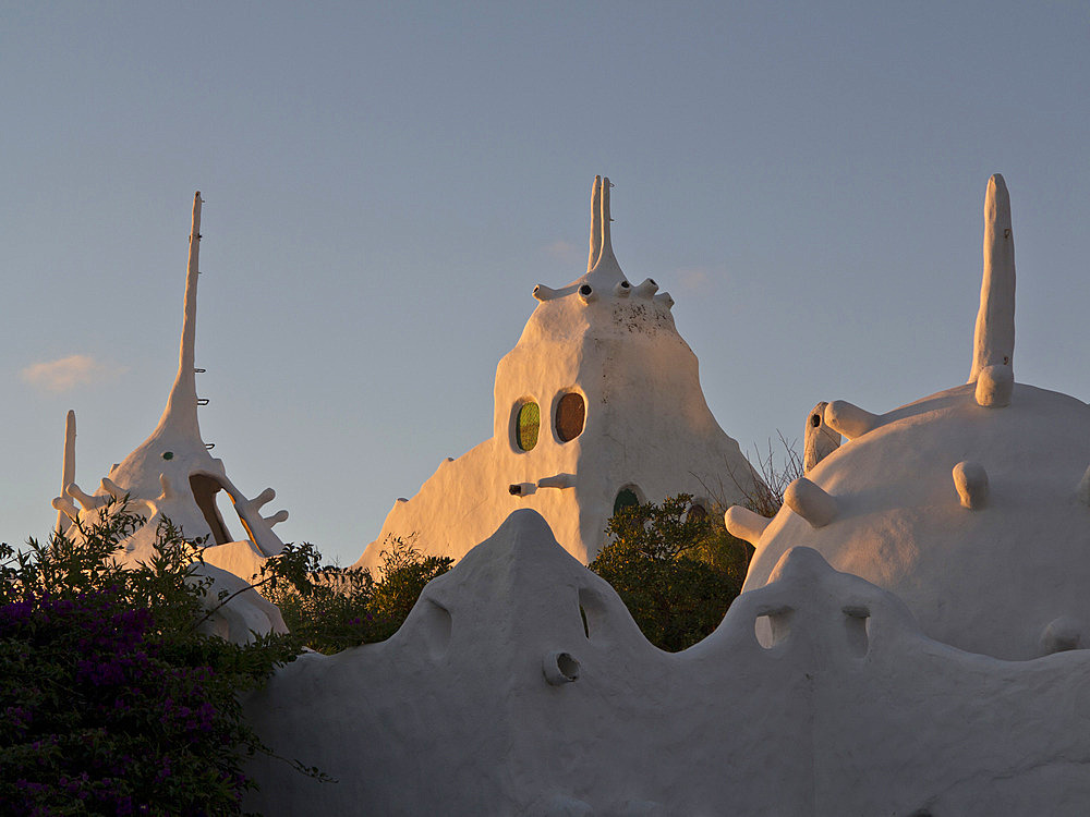 Casapueblo gallery and boutique hotel, designed by artist Carlos Paez Vilaro in Punta Ballena, near Punta del Este, Uruguay, South America