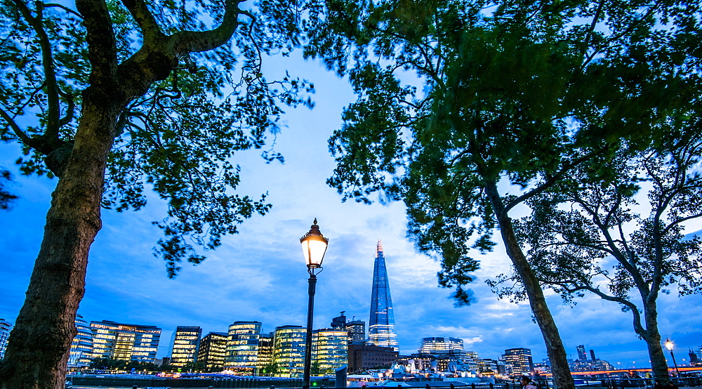 Shard from Tower of London, London, England, United Kingdom, Europe