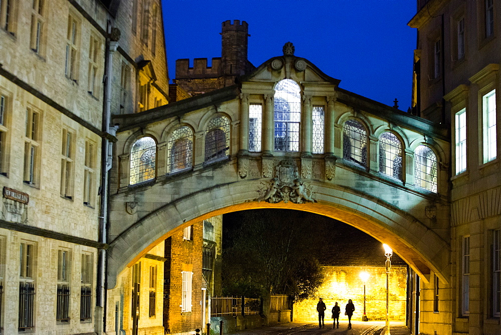 Bridge of Sighs, Oxford, Oxfordshire, England, United Kingdom, Europe